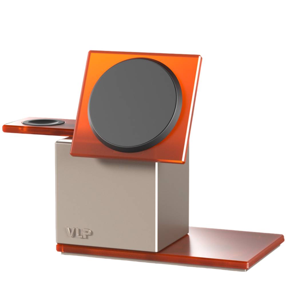 Зарядное устройство беспроводное VLP NEO Qi2.2, Apple Watch, 15Вт, серый