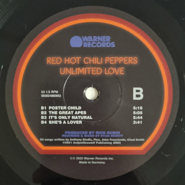 Виниловая пластинка Red Hot Chili Peppers - Unlimited Love (2LP) (2022) 0093624880653 - фото 6