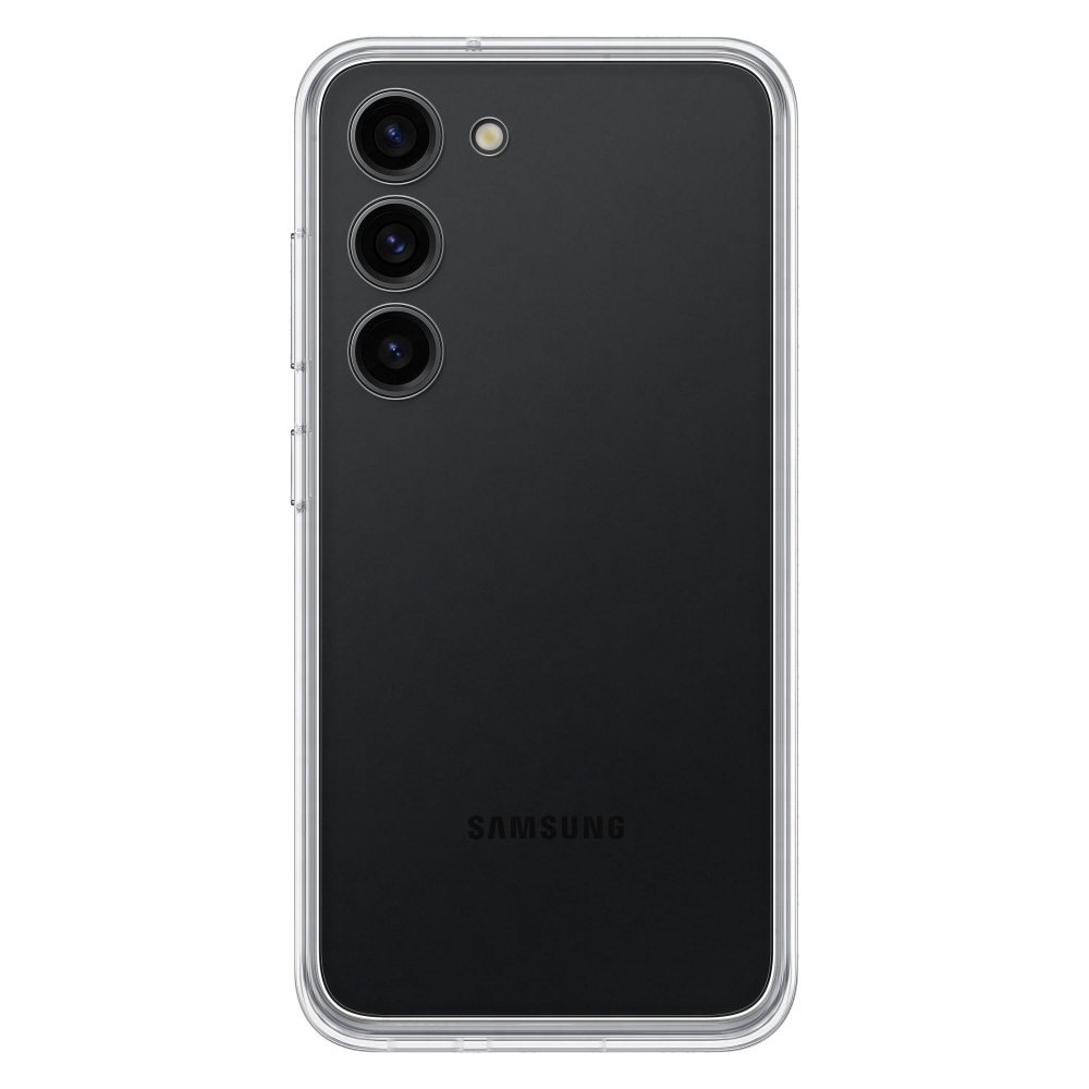 

Чехол-накладка Samsung Frame Case для Galaxy S23, поликарбонат, черный