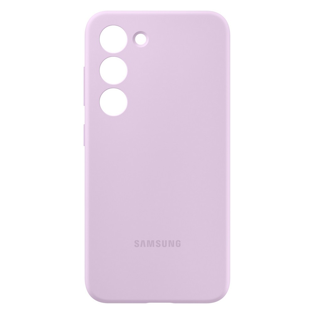 

Чехол-накладка Samsung Silicone Case для Galaxy S23, силикон, лиловый