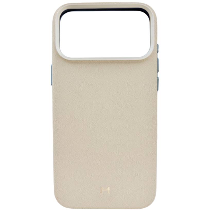Чехол-накладка Magssory Eco-Leather Case для iPhone 17 Pro Max, экокожа, айвори
