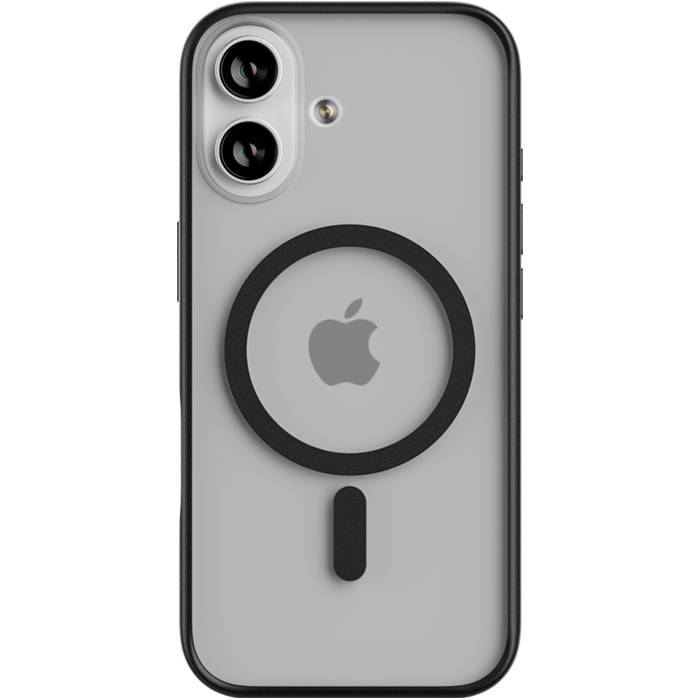 Чехол-накладка uBear Cloud Mag для iPhone 17, полиуретан, черный