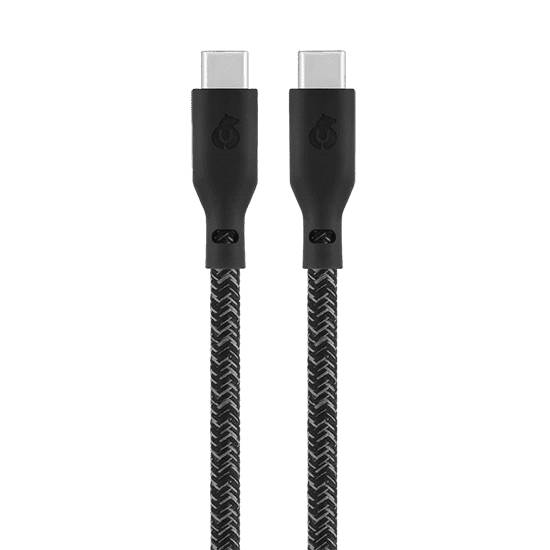 Кабель uBear Trend USB-C / USB-C, 60Вт 1,2м, черный