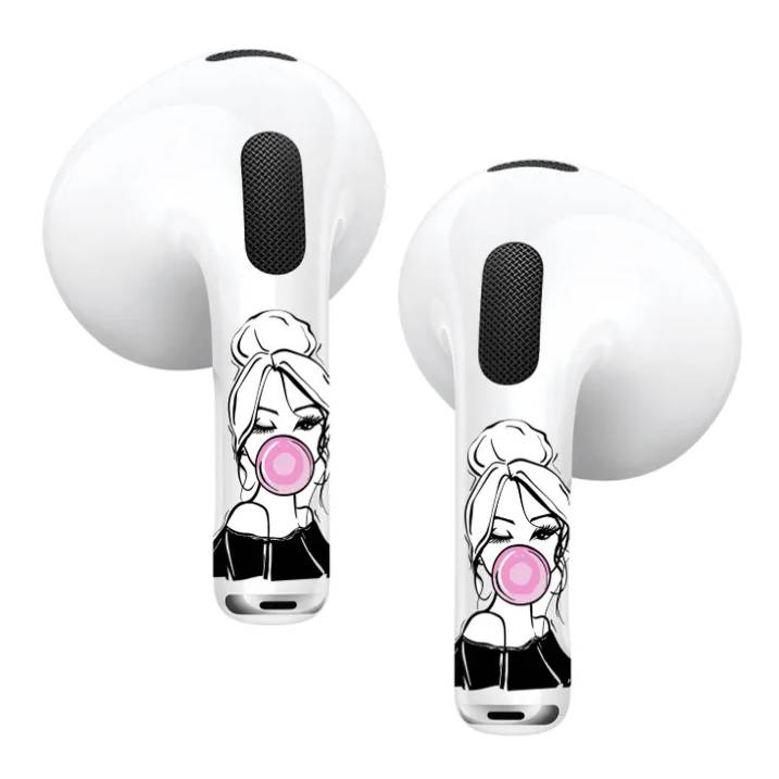 Наклейки VLP Easy Art Bubble Gum, для AirPods 3