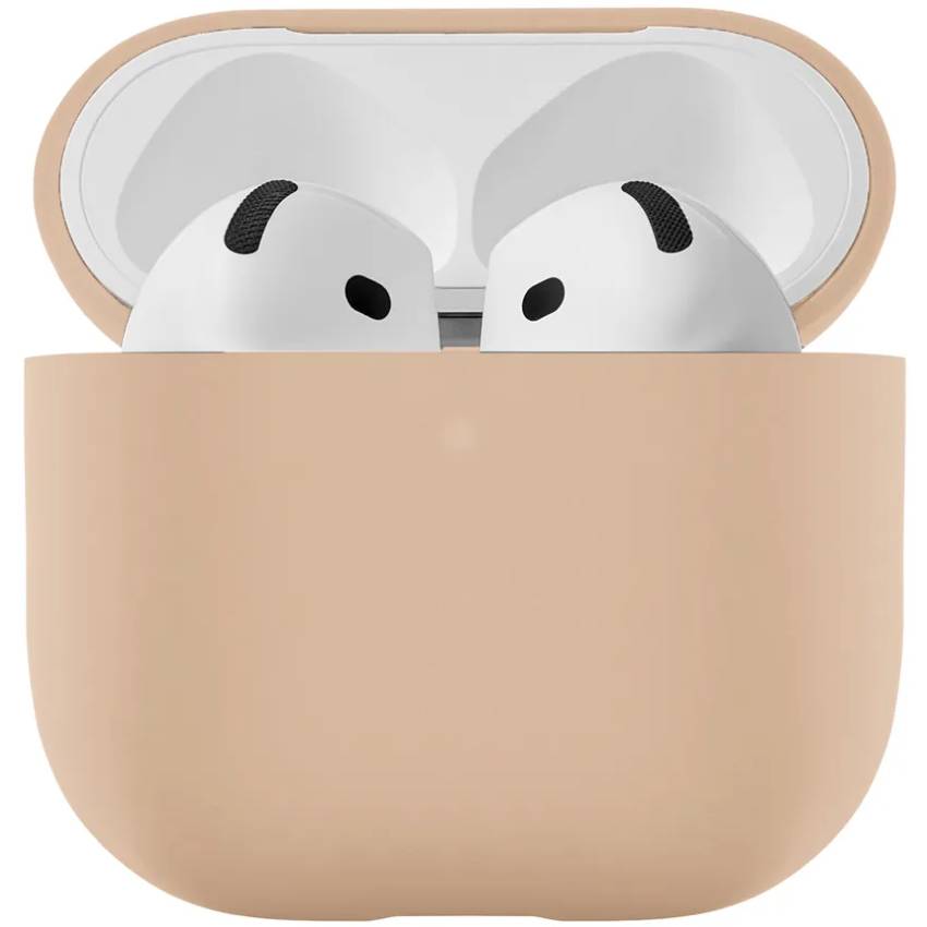 Чехол uBear Touch Pro латте, для AirPods 4/4 ANC