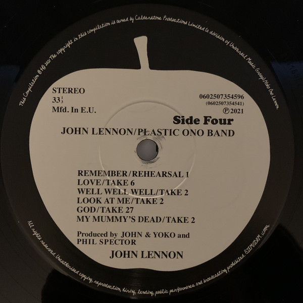 Виниловый альбом John Lennon / Plastic Ono Band - John Lennon / Plastic Ono Band (deluxe) (1970), Rock 602507354541 - фото 10