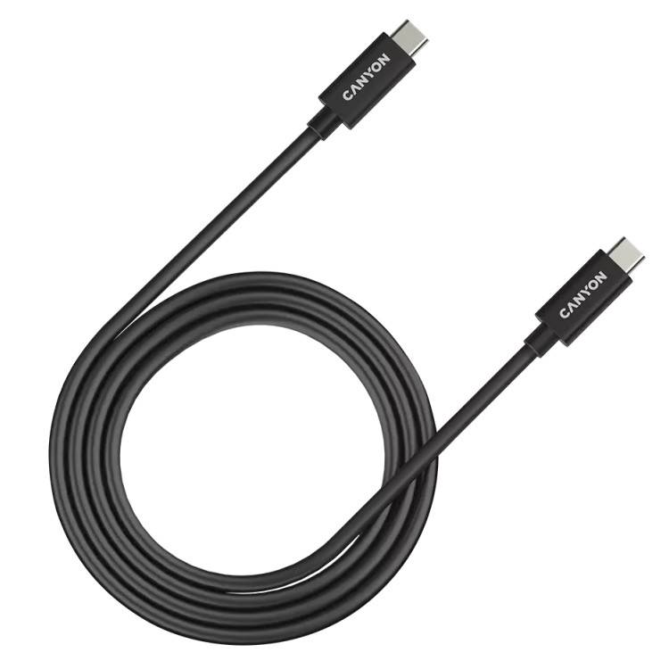 

Кабель CANYON UC-44 USB-C / USB-C, 1м, черный