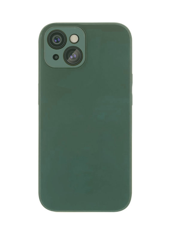 

Чехол-накладка VLP Glaze Case для iPhone 15, полиуретан, темно-зеленый