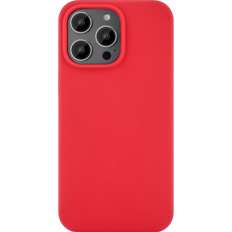 

Чехол-накладка uBear Touch Mag Case для iPhone 14 Pro Max, силикон, красный