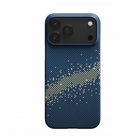 Чехол-накладка Pitaka Ultra-Slim для iPhone 17 Pro Max, кевлар, синее небо