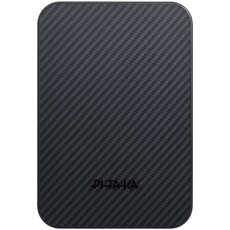 Внешний аккумулятор c БЗУ Pitaka Power Bank Qi2 10000 мАч, черный