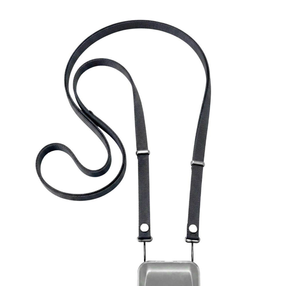 Ремешок FLEXIS Crossbody Strap 103-202 см черный
