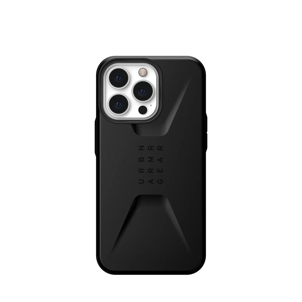 

Чехол-накладка UAG Civilian для iPhone 13 Pro, поликарбонат, черный
