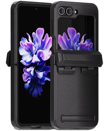 

Чехол-накладка Whitestone Escudo Armored для Galaxy Z Flip5, поликарбонат, черный