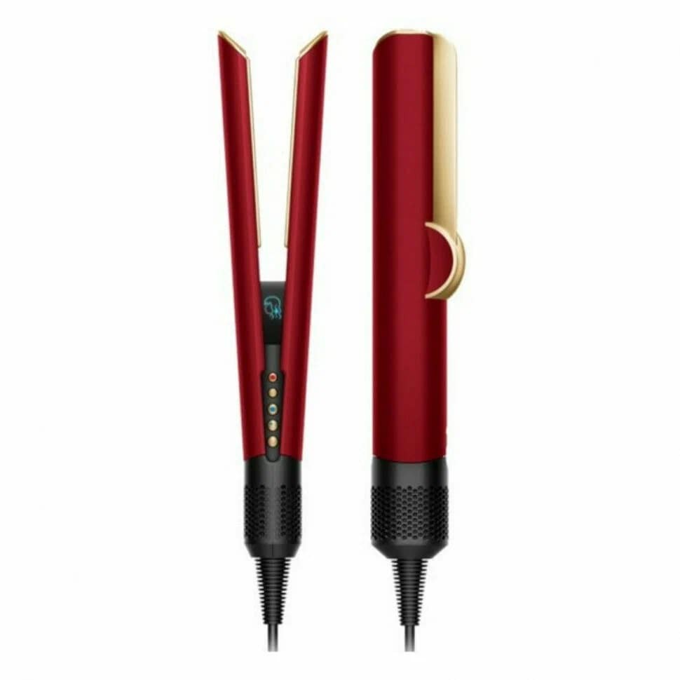 Выпрямитель Dyson Airstrait HT01 красный (Red Velvet/Gold) — фото №0