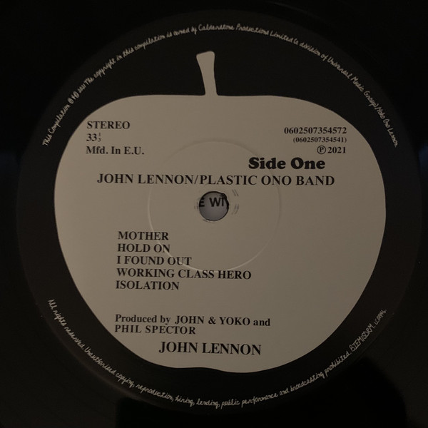 Виниловый альбом John Lennon / Plastic Ono Band - John Lennon / Plastic Ono Band (deluxe) (1970), Rock 602507354541 - фото 7