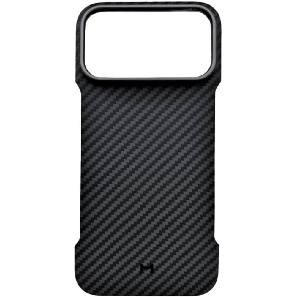Чехол-накладка Magssory Aramid Zero для iPhone 17 Pro, кевлар, черный