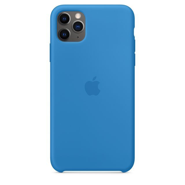Чехол-накладка Apple Silicone Case для iPhone 11 Pro Max, силикон, синяя волна