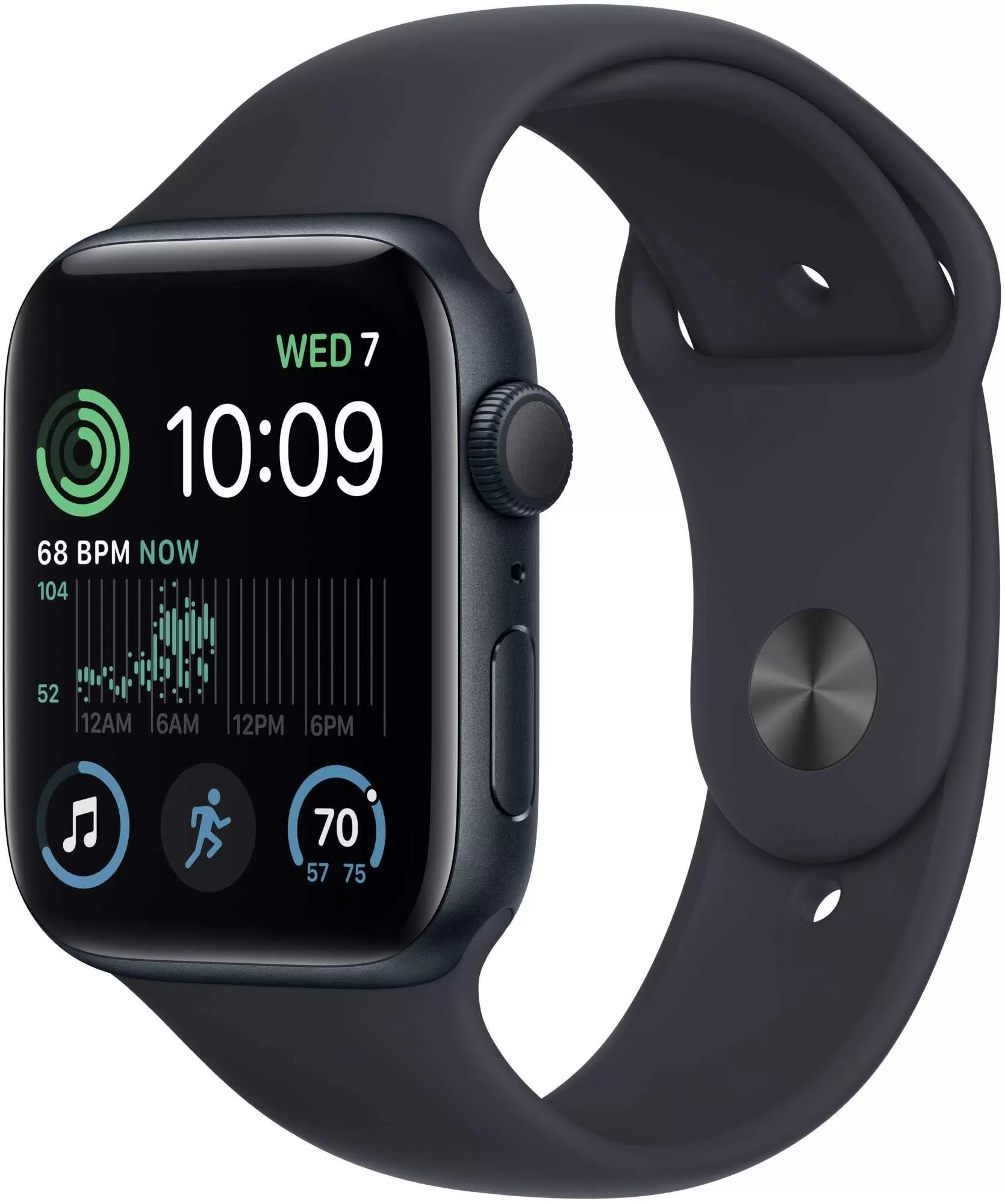 

Apple Watch SE 2 GPS 40mm (корпус - темная ночь, спортивный ремешок цвета тёмная ночь)
