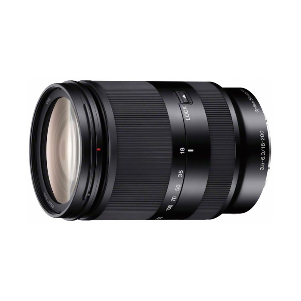 Фотообъектив Sony 18 - 200 мм, F3.5 - F6.3 SEL18200LE, цвет черный SEL18200LE.AE - фото 1