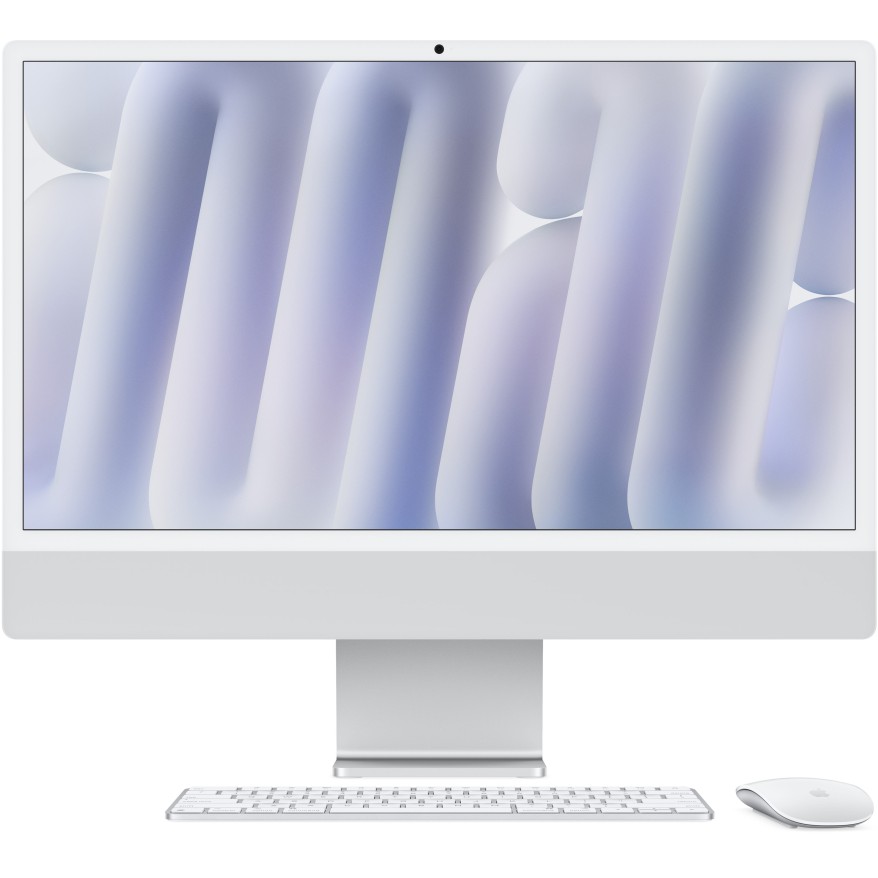 Моноблок 2024 Apple iMac 24″ серебристый (16Gb, SSD 256Gb, M4 (8 GPU)) — фото №0