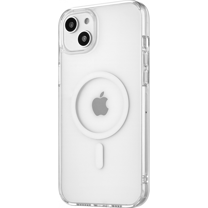 

Чехол-накладка uBear Real Mag Case для iPhone 14 Plus, поликарбонат, прозрачный