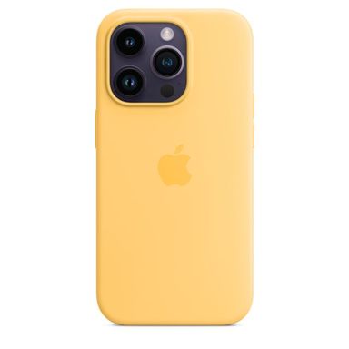 

Чехол-накладка Apple MagSafe для iPhone 14 Pro, силикон, желтый