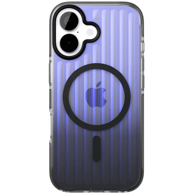 Чехол-накладка VLP Pulse Case для iPhone 17, полиуретан/алюминий, черный