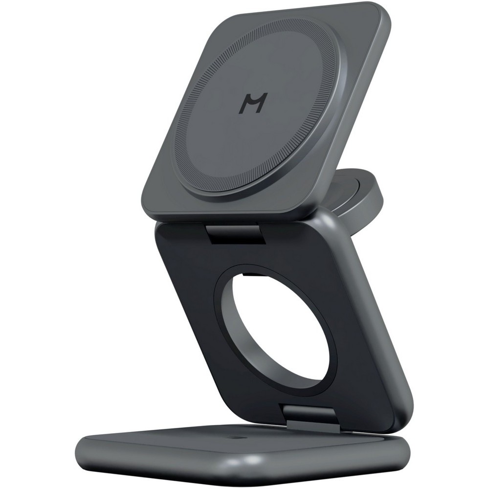Зарядное устройство беспроводное Magssory Fold 3 в 1 для Samsung, 22Вт, черный