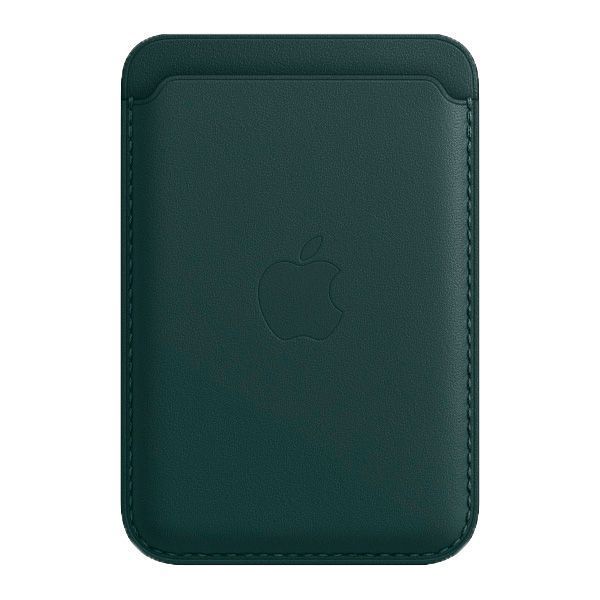 

Чехол-бумажник Apple Wallet MagSafe для iPhone 14 Pro, кожа, зеленый