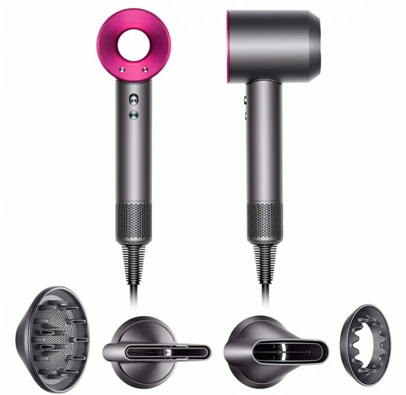 

Фен Dyson Supersonic HD07 серый/фуксия