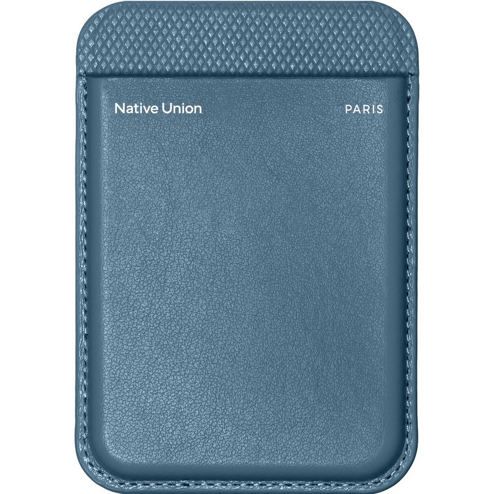 Кардхолдер Native Union (RE)Classic MagSafe, полиуретан, синий