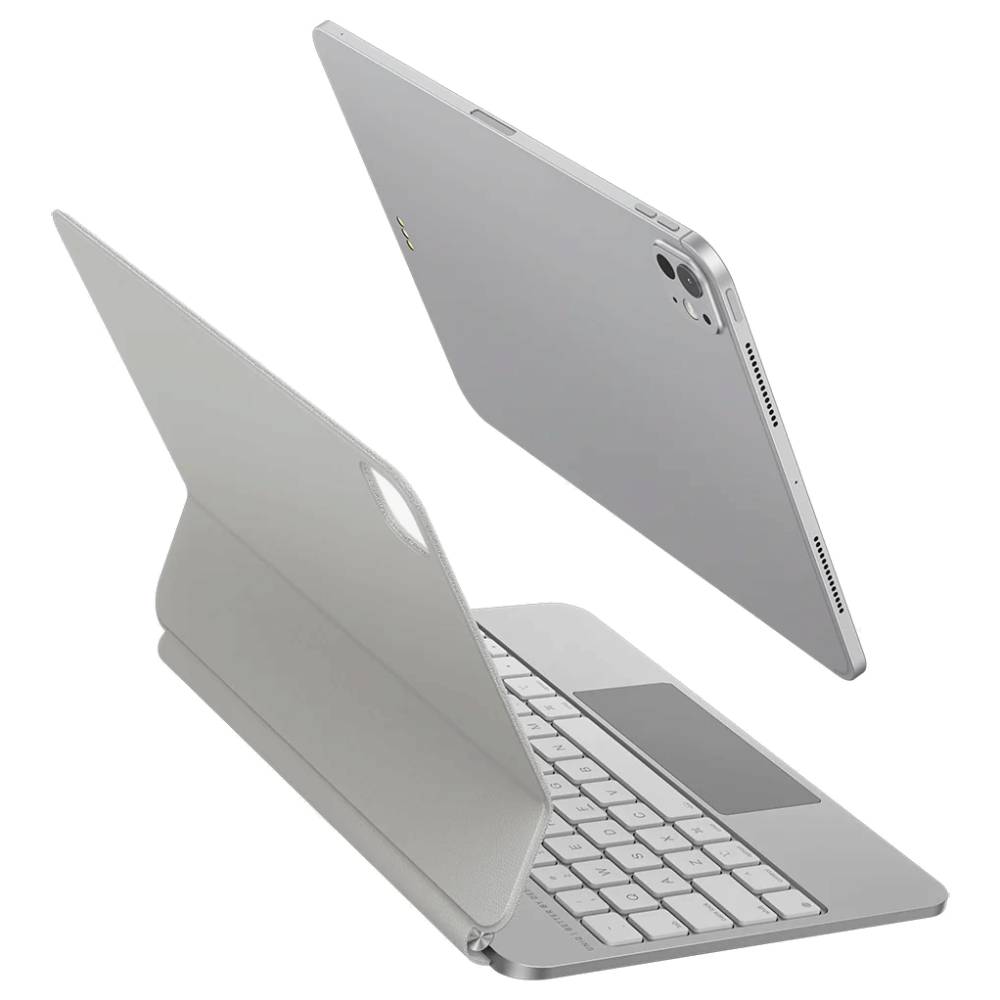 Чехол-клавиатура Uniq VENNO Pro Magnetic keyboard для iPad Pro 11″ (2024), белый