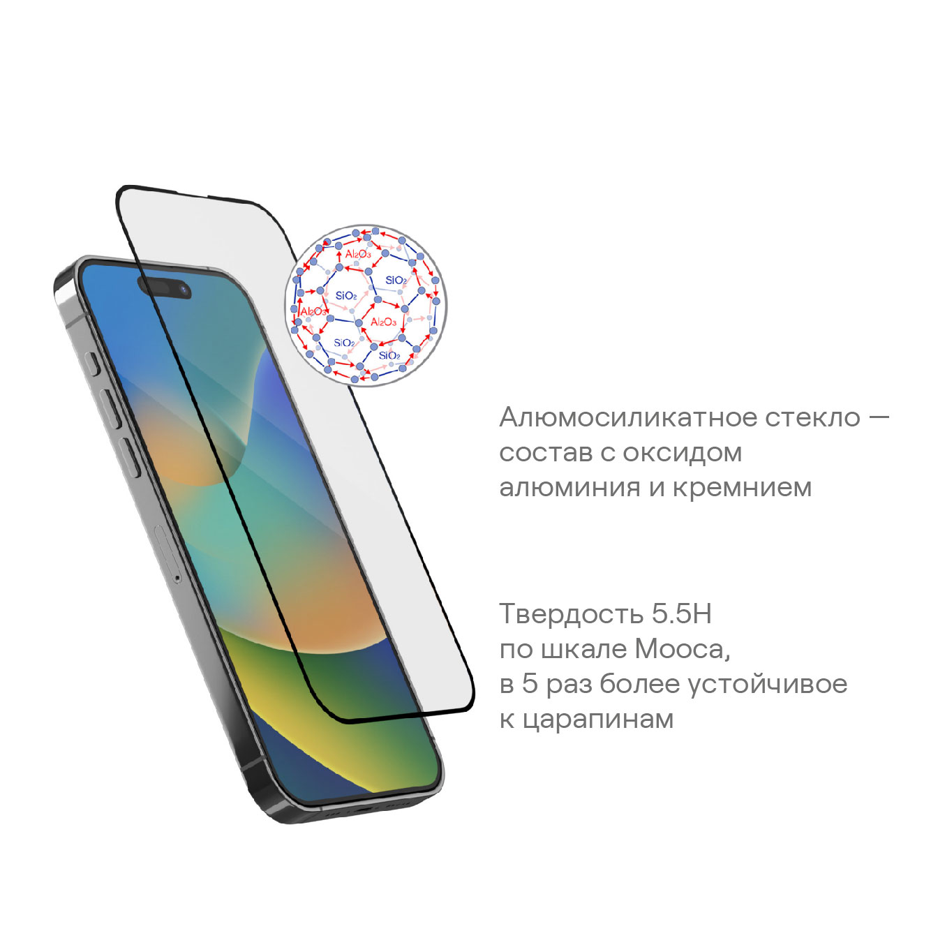 Защитное стекло uBear Extreme Nano Shield Privacy для iPhone 15 Pro Max  купить в iPort - Apple Premium Reseller в Санкт-Петербурге