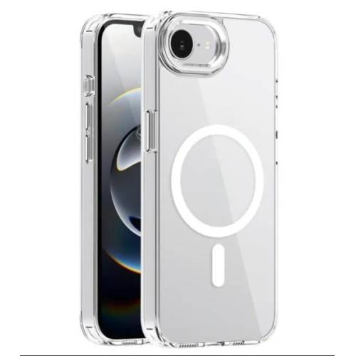 Чехол-накладка VLP Crystal Case для iPhone 16e/17e, силикон, прозрачный