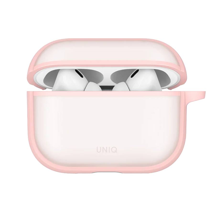 Чехол Uniq Veren розовый, для AirPods Pro 3