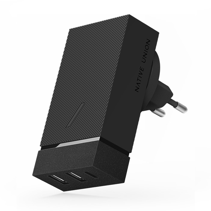 

Зарядное устройство сетевое Native Union Smart Charger PD, 45Вт, серый