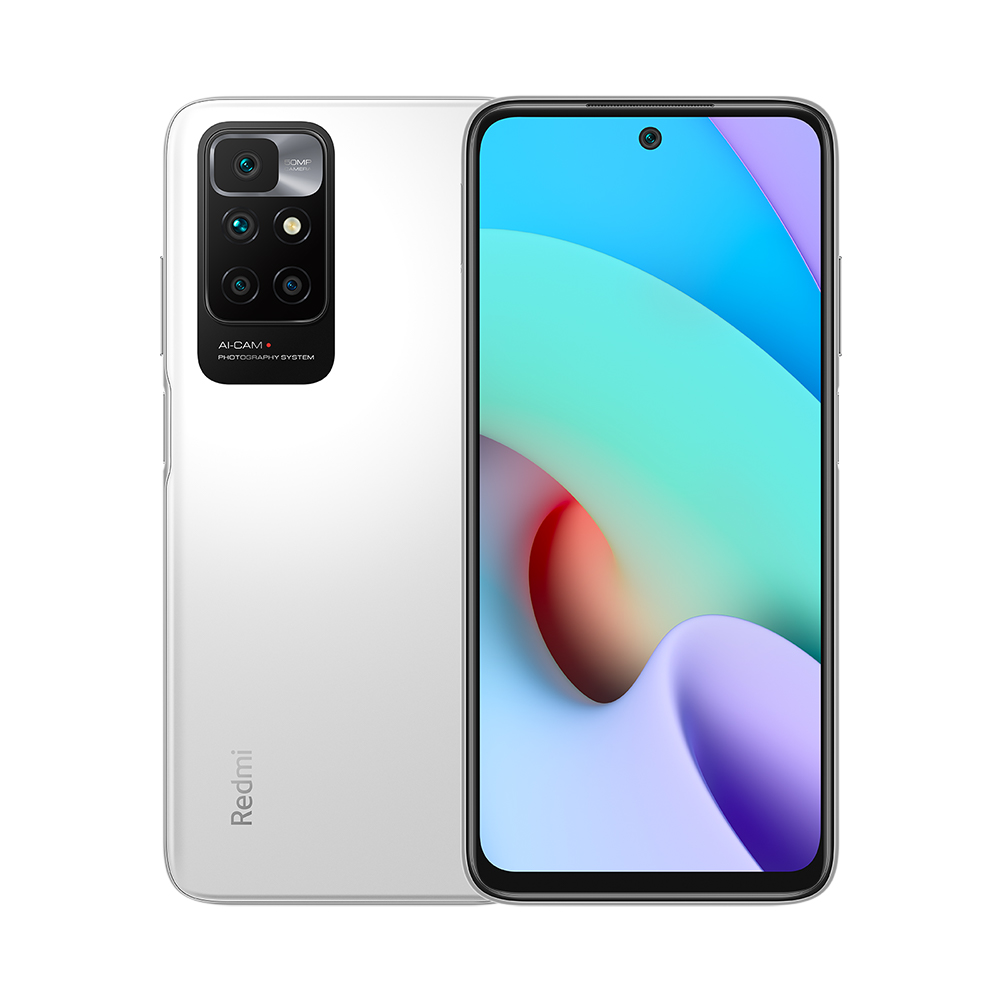 Смартфон Redmi 10 2022 6.5″ 4Gb, 64Gb, белая галька R36704 - фото 1