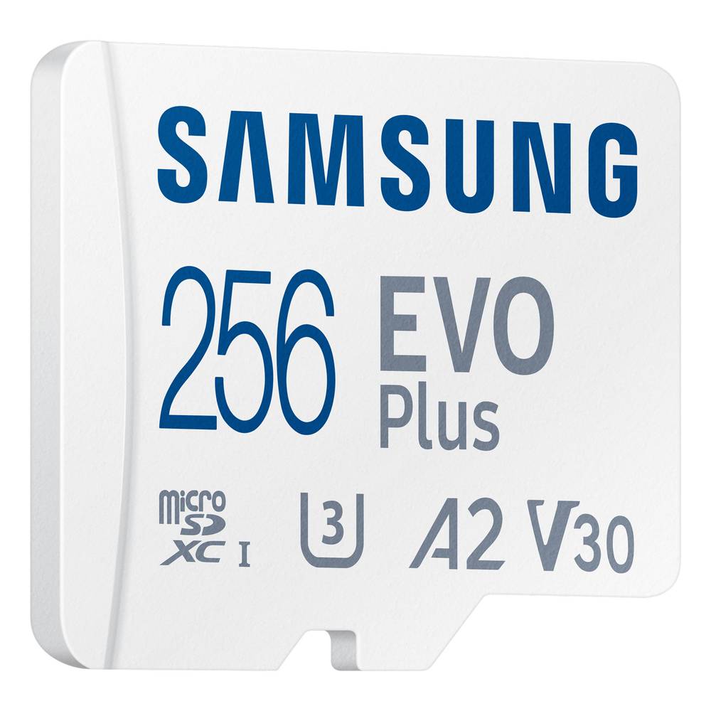 Карта памяти microSDXC 256 Гб Samsung EVO Plus Class 10 UHS-1, +адаптер MB-MC256KA/RU - фото 3