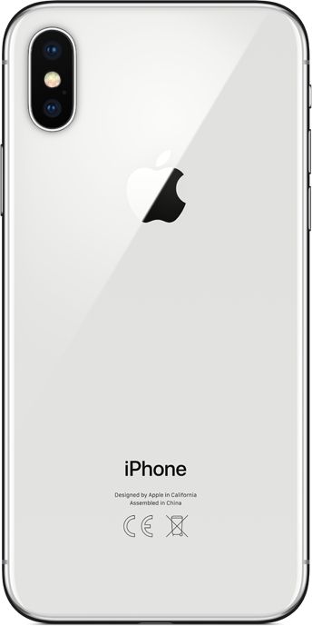 Купить Apple iPhone X 256GB серебристый (MQAG2RU/A) в iPort: цена