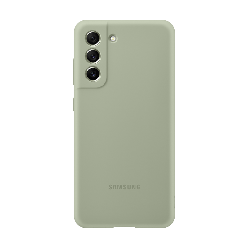 

Чехол-накладка Samsung для Galaxy S21 FE, силикон, оливковый