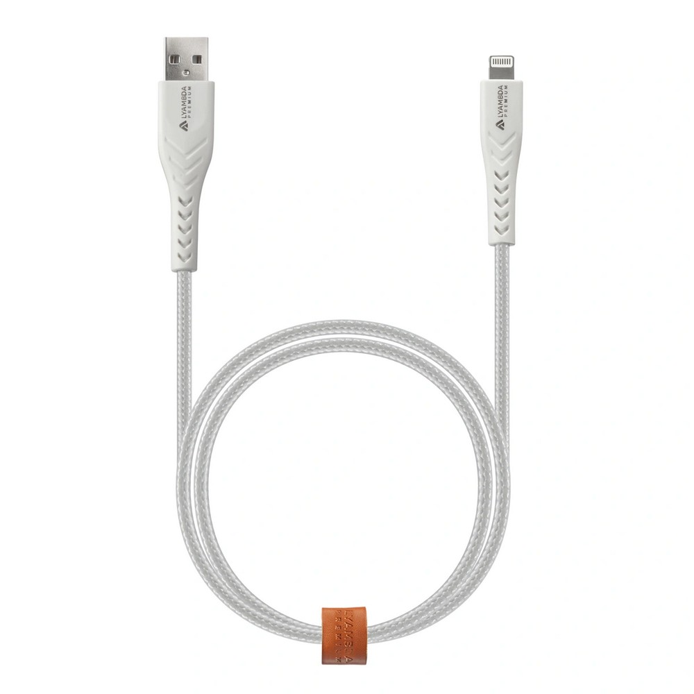 Кабель Lyambda LALm05 Premium USB / Lightning 0,5м, белый