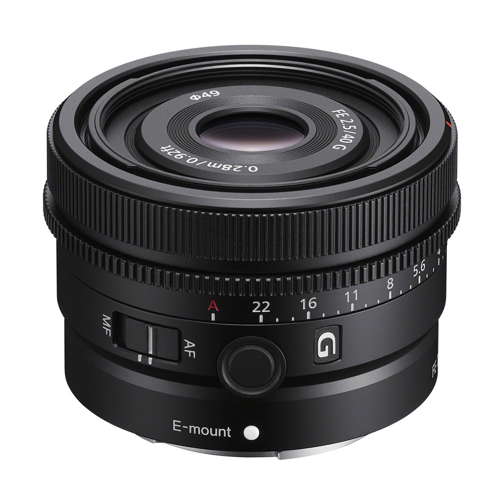 Объектив Sony 40mm f/2.5 G Lens (SEL40F25G) Sony E, черный SEL40F25G.SYX - фото 1