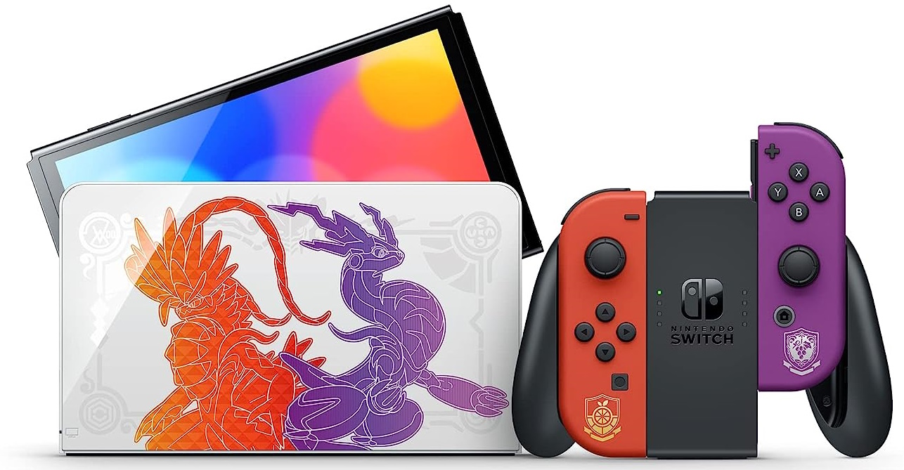 

Игровая консоль Nintendo Switch OLED Pokemon Skarlet and Violet Edition
