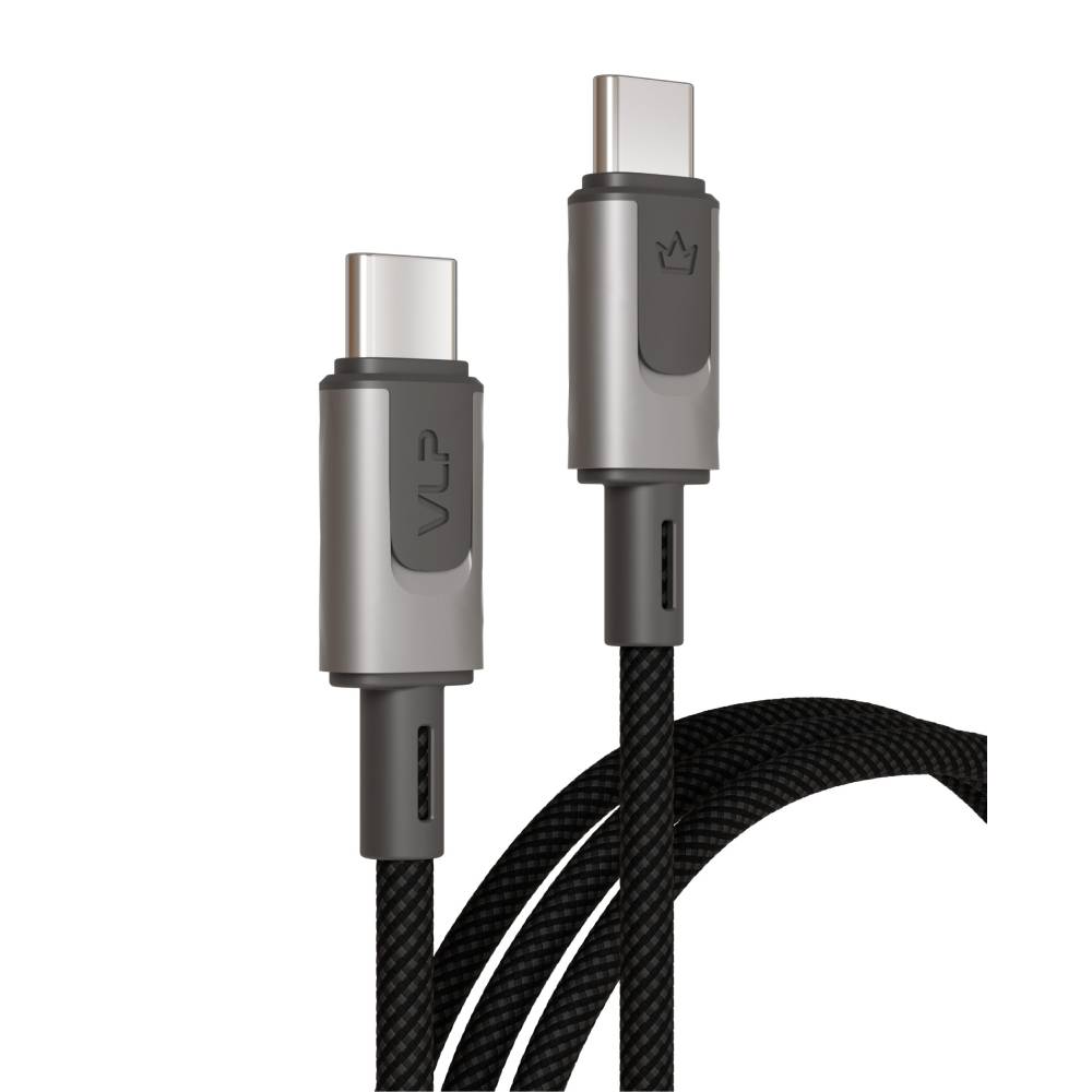 Кабель VLP Force Line USB-C / USB-C, 100Вт 1,2м, черный