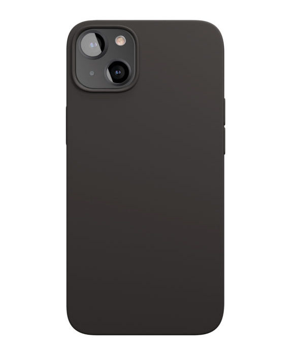 

Чехол-накладка VLP Liquid Silicone для iPhone 13, силикон, черный