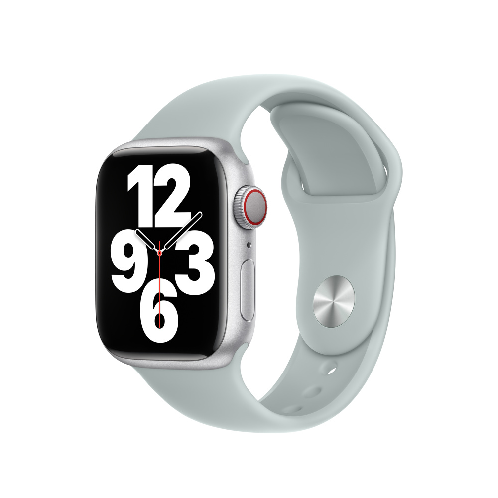 

Ремешок Apple Sport Band для Apple Watch 41mm, Фторэластомер, серо-зеленый