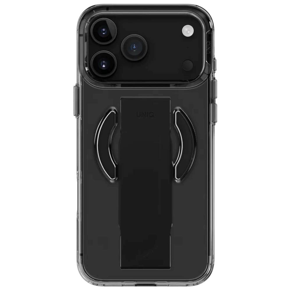 Чехол-накладка Uniq Heldro Air для iPhone 17 Pro Max, полиуретан, черный