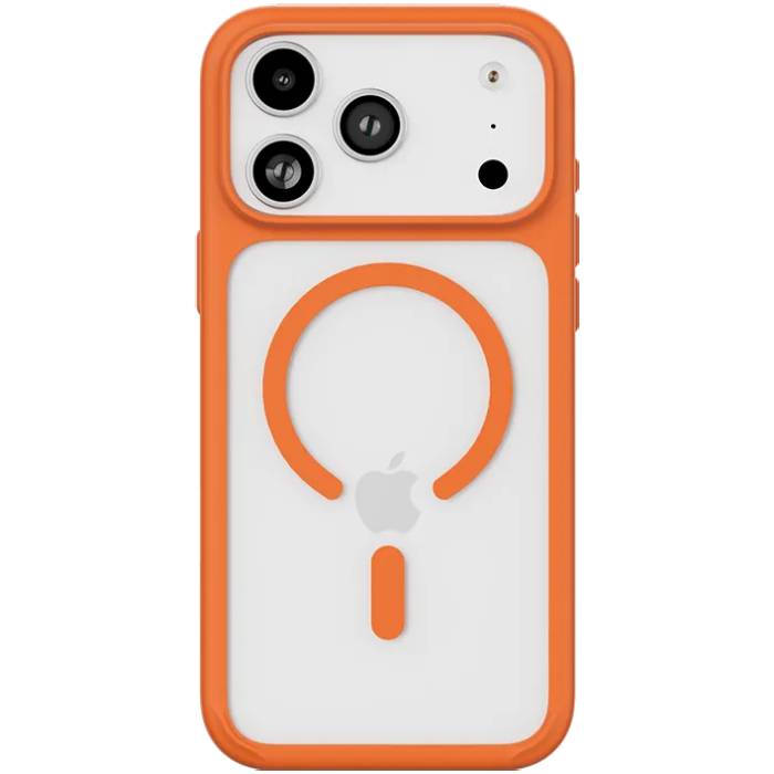 Чехол-накладка uBear Shade для iPhone 17 Pro Max, полиуретан, оранжевый