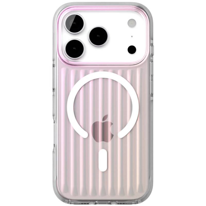 Чехол-накладка VLP Pulse Case для iPhone 17 Pro, полиуретан/алюминий, перламутровый — фото №0